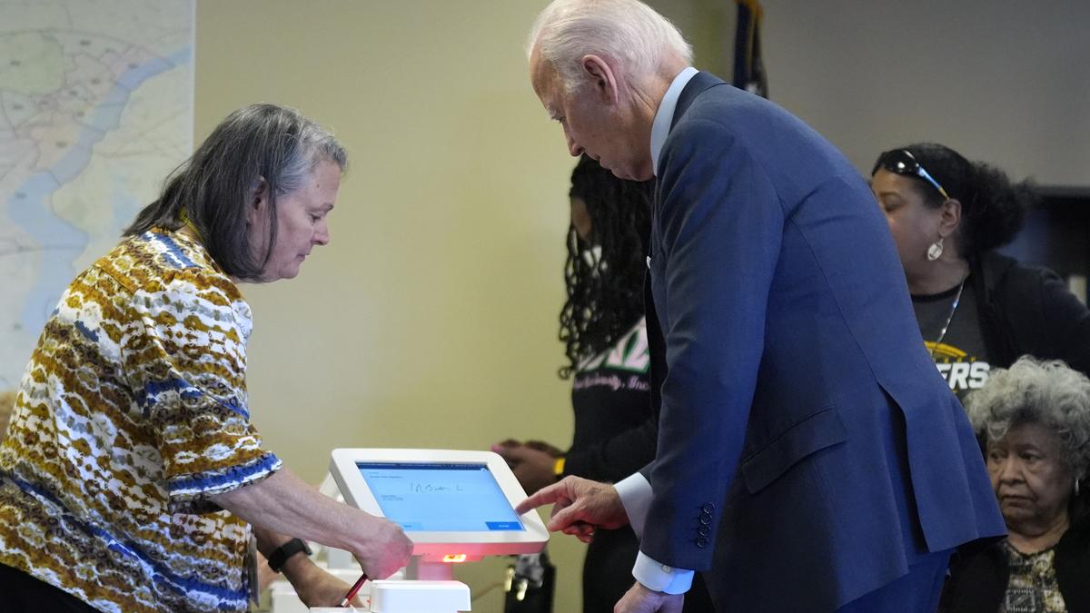 Too much on line to sit this election out: President Biden casts ballot in Delaware