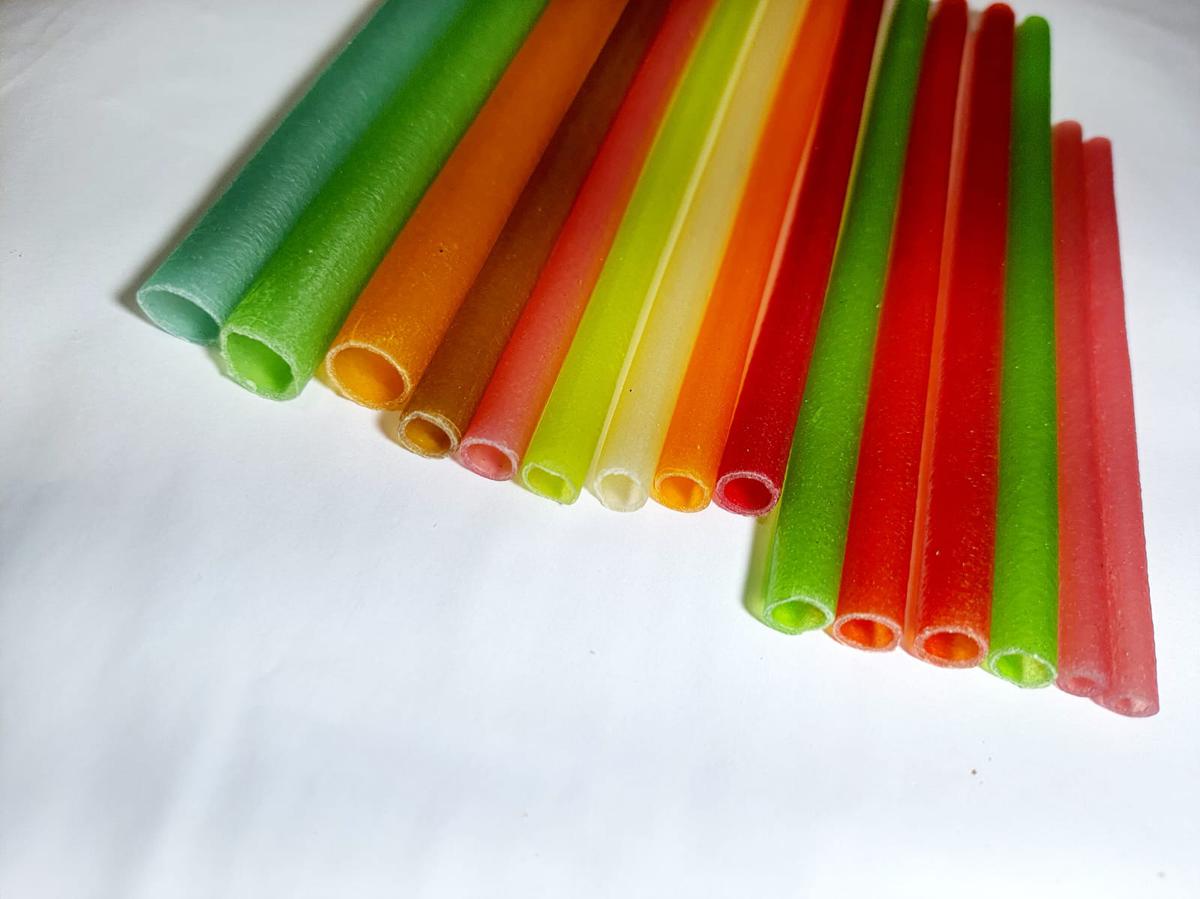 Edible straws from rice flour developed by Thooshan