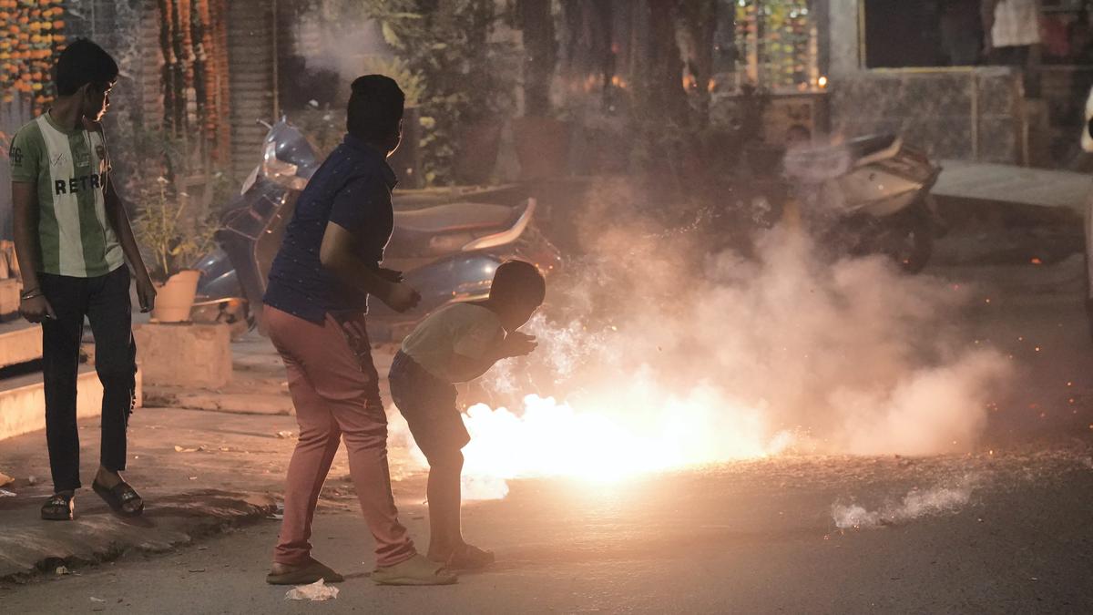 Despite ban, firecrackers burst in many parts of Delhi on Deepavali night