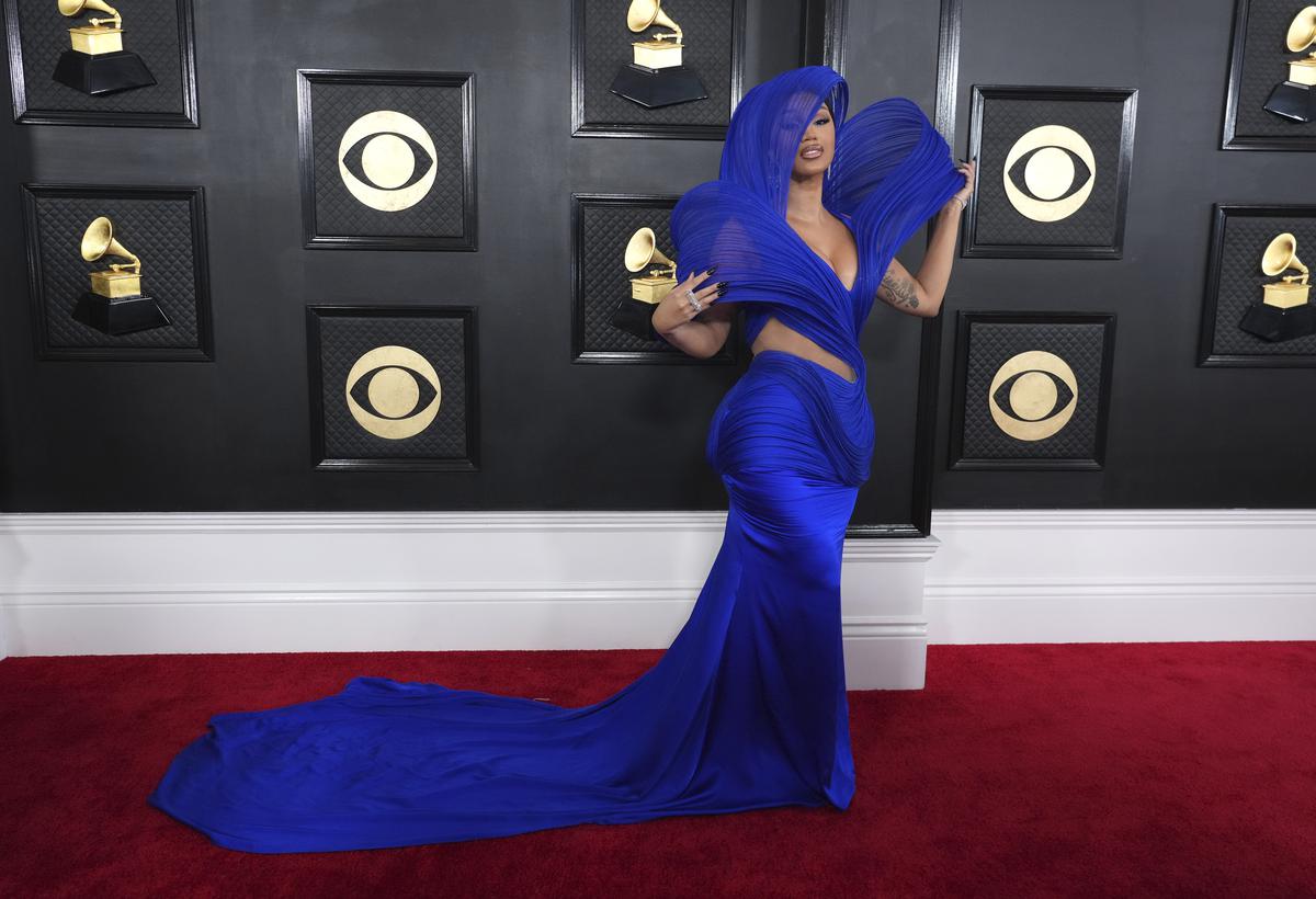 Grammy Awards 2023 red carpet: Cardi B wowed in a Gaurav Gupta