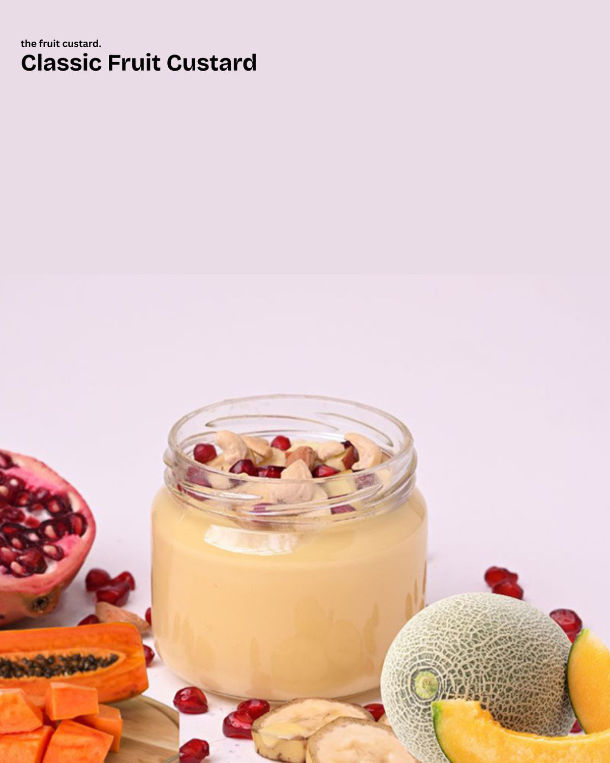 Classic fruit custard