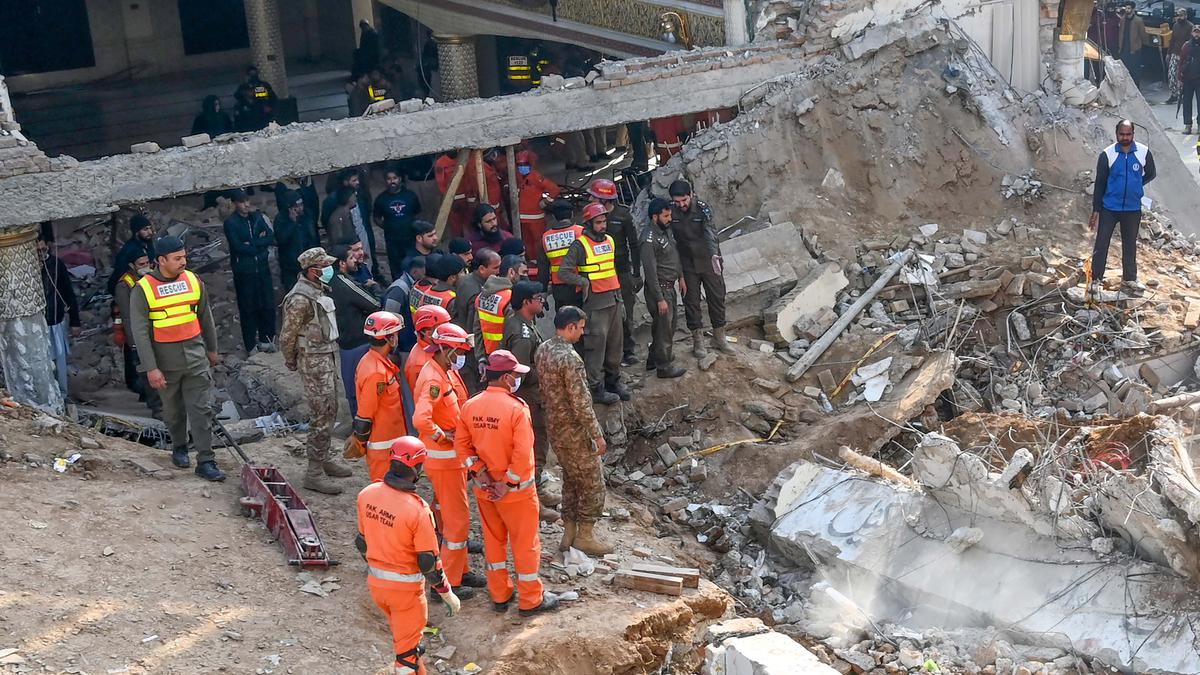 Pakistan blames 'security lapse' for Peshawar mosque blast, 100 dead