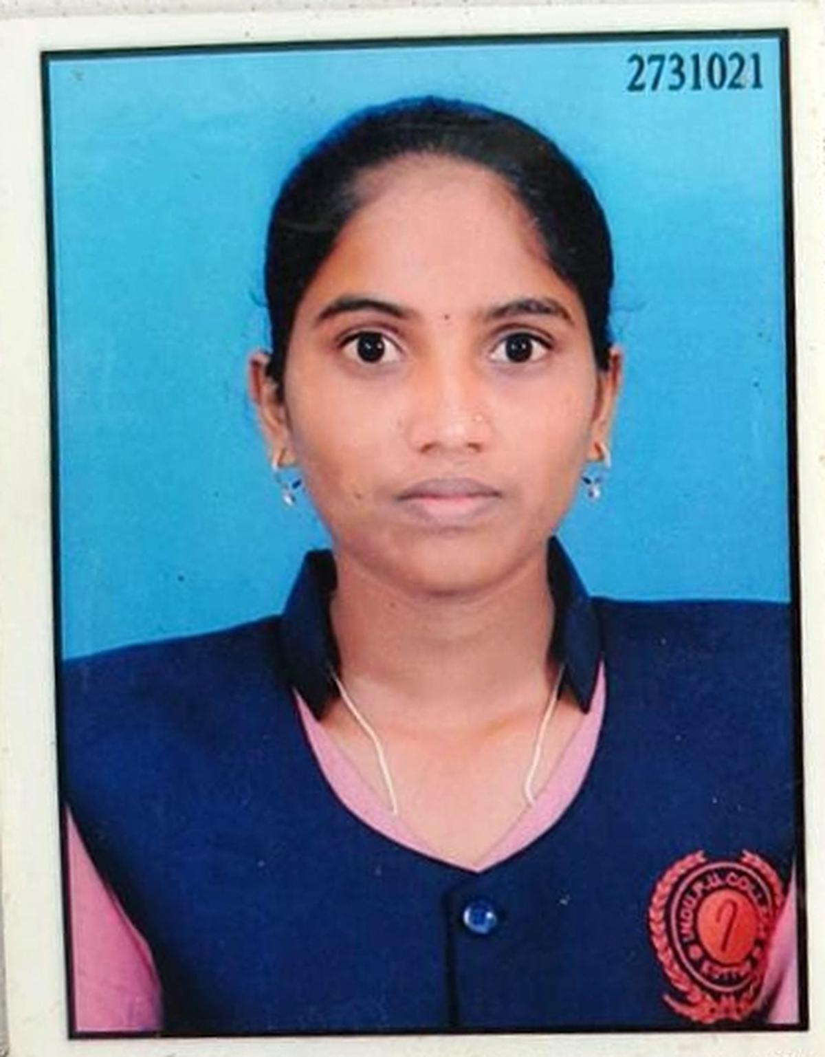 Daddi Karibasamma was a student of Indu Independent PU College in Kottur of Vijayanagara district of Karnataka. She travelled daily to and from the college, which is 15 km away from her village.