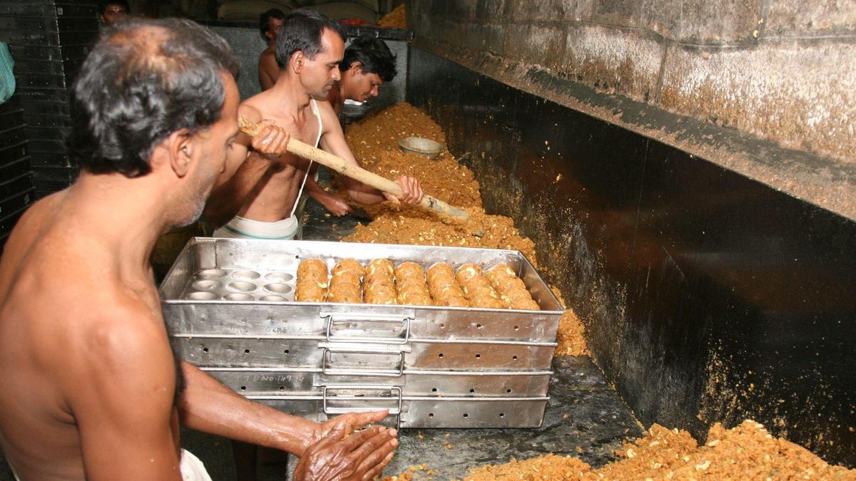 Sale of the famed Tirumala laddu peaks in May this year