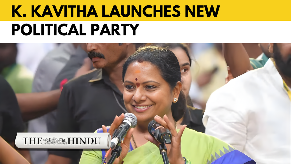 Telangana: K. Kavitha unveils 'Telangana Rashtra Sena' following BRS suspension