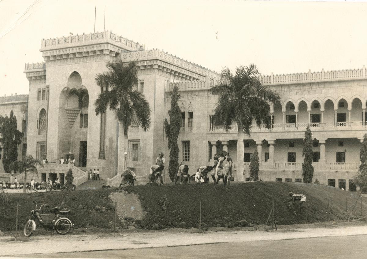 File photo of Osmania University Arts College building. (circa August 03, 1984).