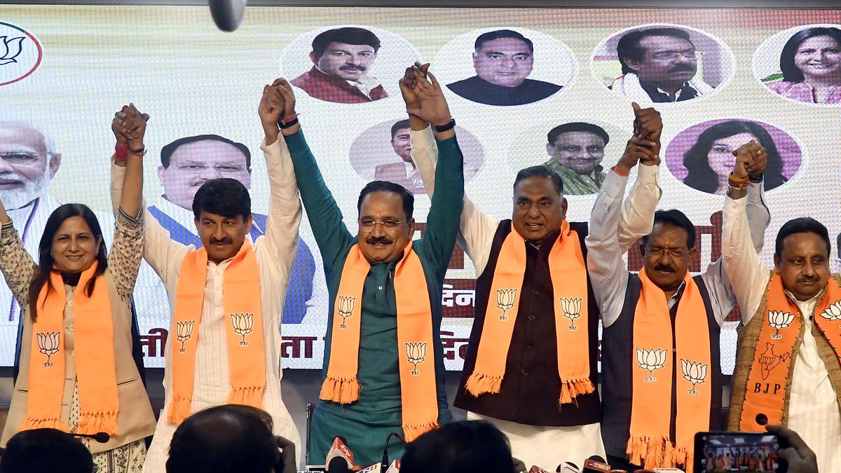 BJP candidates share 100-day plans; what did you do in 10 years, asks AAP