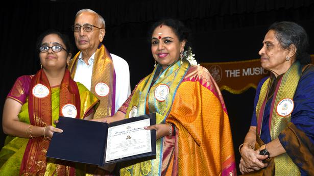 Students of Advanced School of Carnatic Music receive diplomas