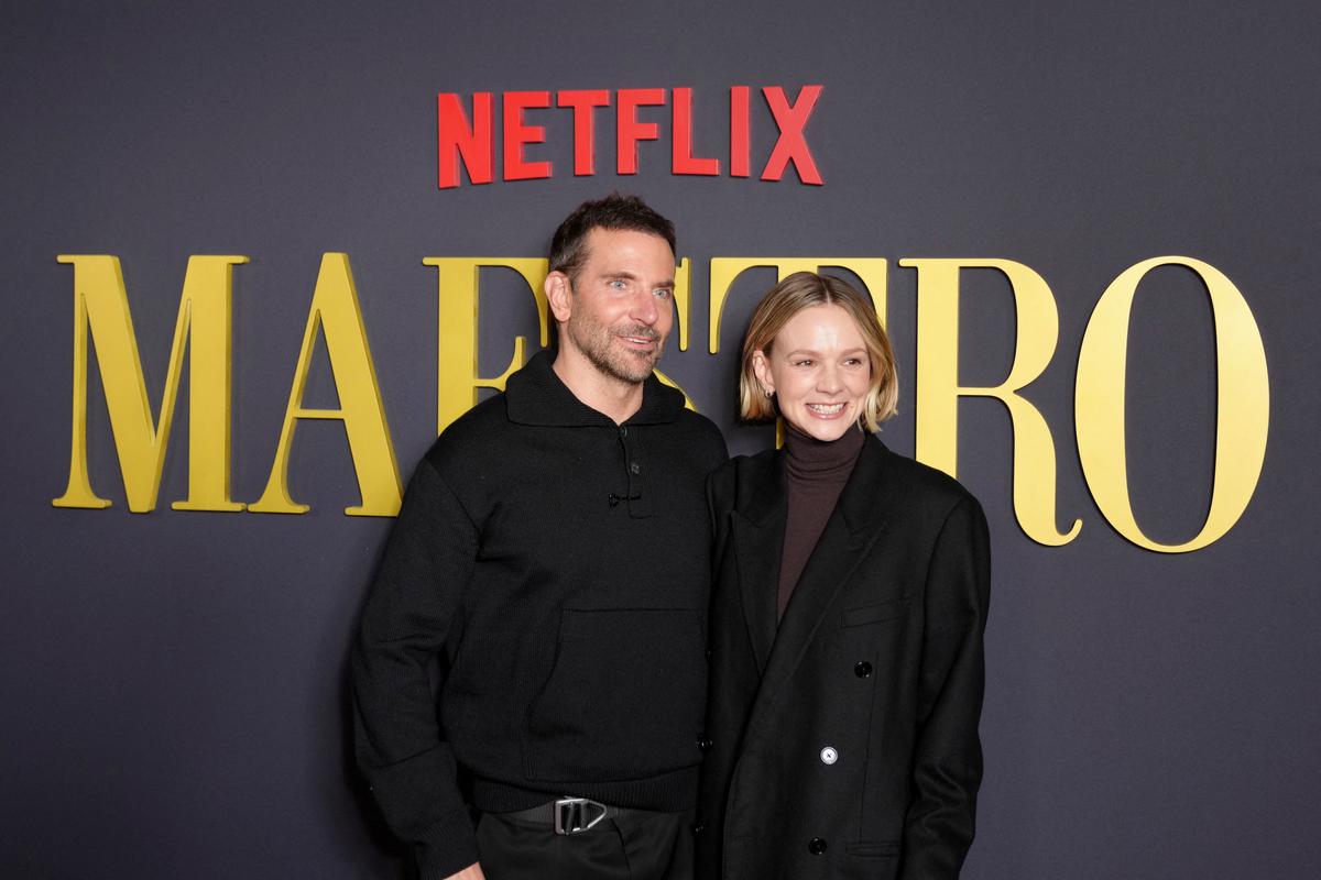 Bradley Cooper and Carey Mulligan attend the premiere of the film ‘Maestro’ 