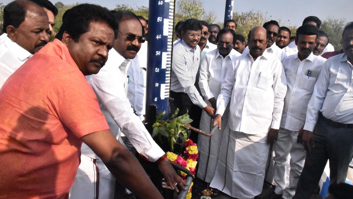 Water released from Sathanur dam in Tiruvannamalai, to irrigate 45,000 acres of agricultural land