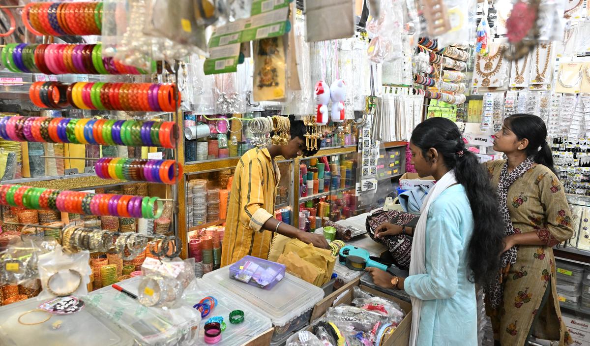 Bhura Market with its wide array of accessories.