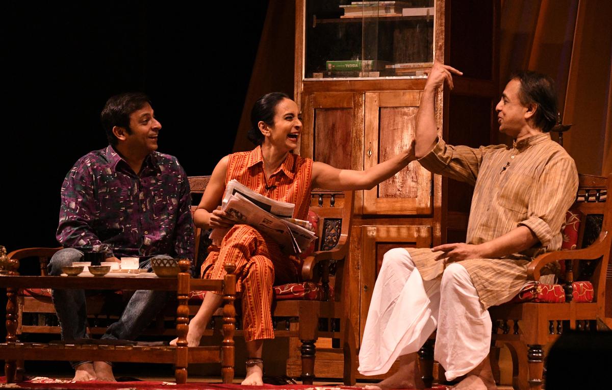 Una scena di Dance like a Man, diretto da Lilette Dubey, andato in scena a Coimbatore nel 2019.