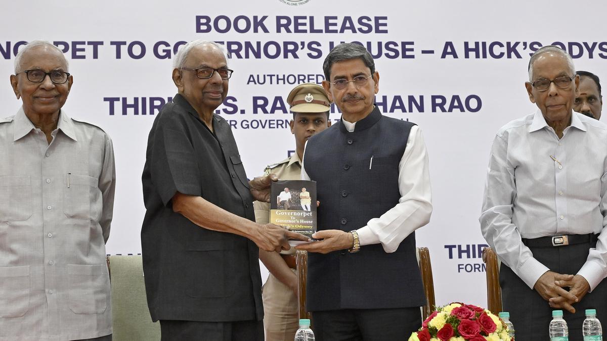 Memoir of former T.N. Governor P.S. Ramamohan Rao released