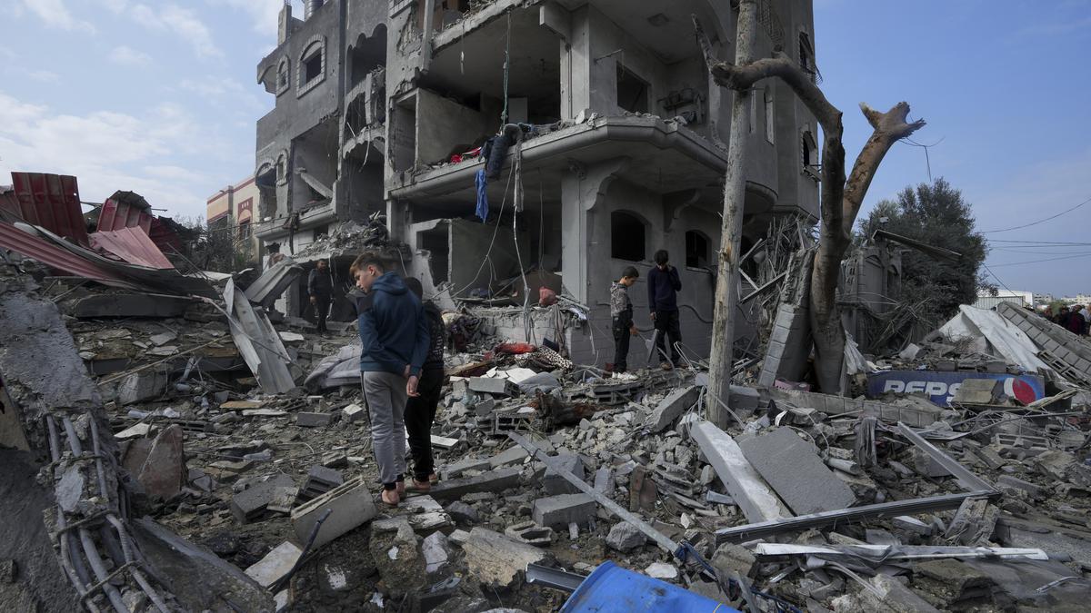 Gaza refugee camp in ruins after Israeli strike