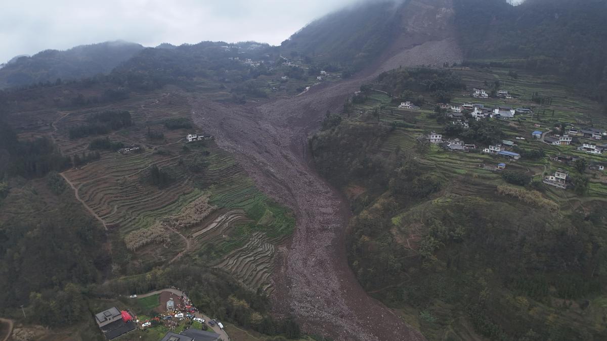 China landslide: Rescuers search for at least 29 people in Sichuan Province