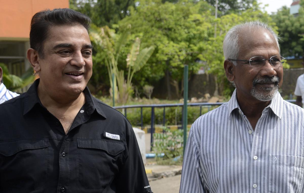 Actor Kamal Haasan and director Mani Ratnam