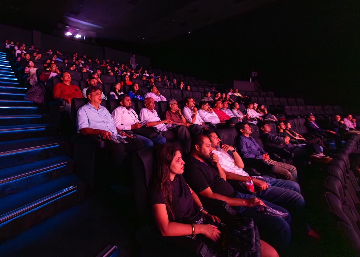 Audience at Pune City Pride’s Dolby Cinema screen. Audience at Pune City Pride’s Dolby Cinema screen.