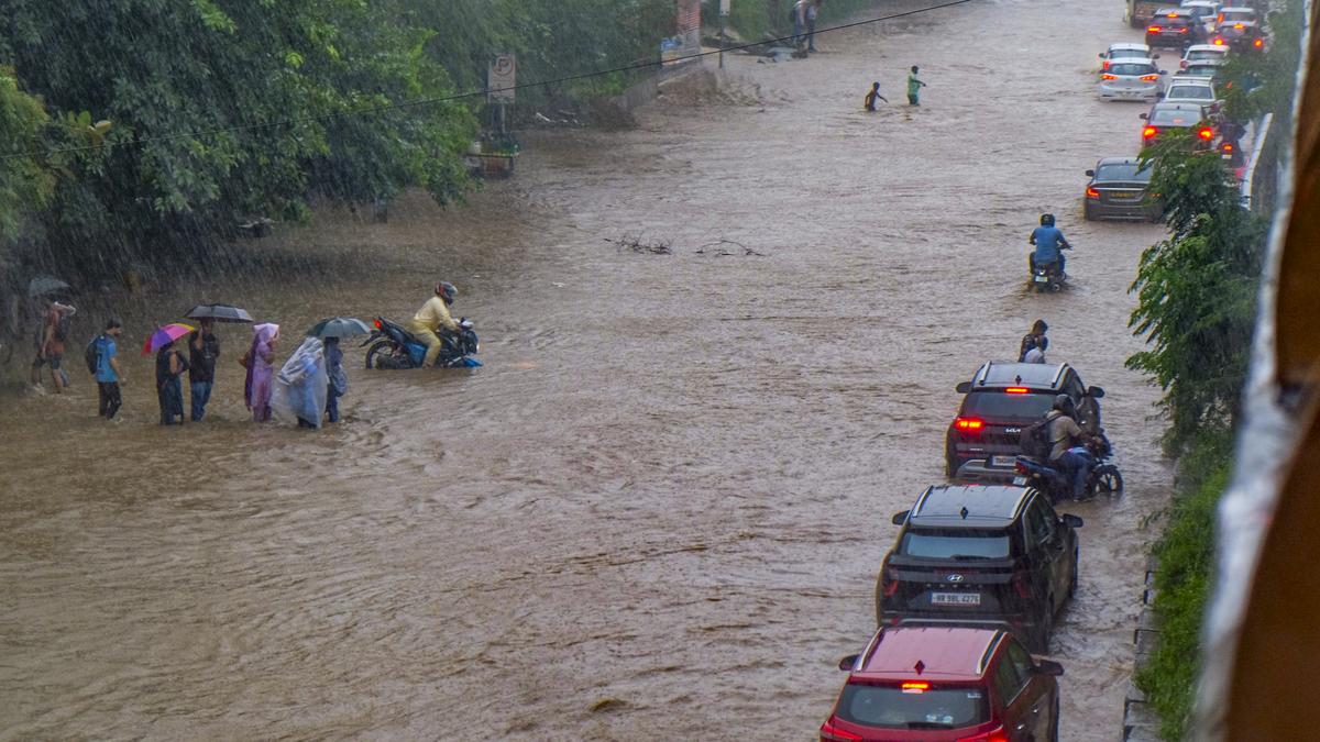 India rain LIVE: Orange alert in Gurugram; Yamuna’s water level rises above danger mark