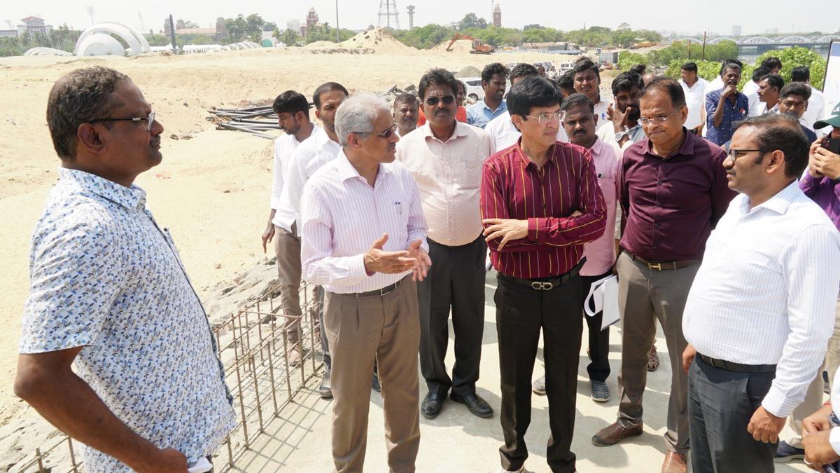 Complete flood mitigation works before the onset of the northeast monsoon, Chief Secretary Shiv Das Meena tells officials