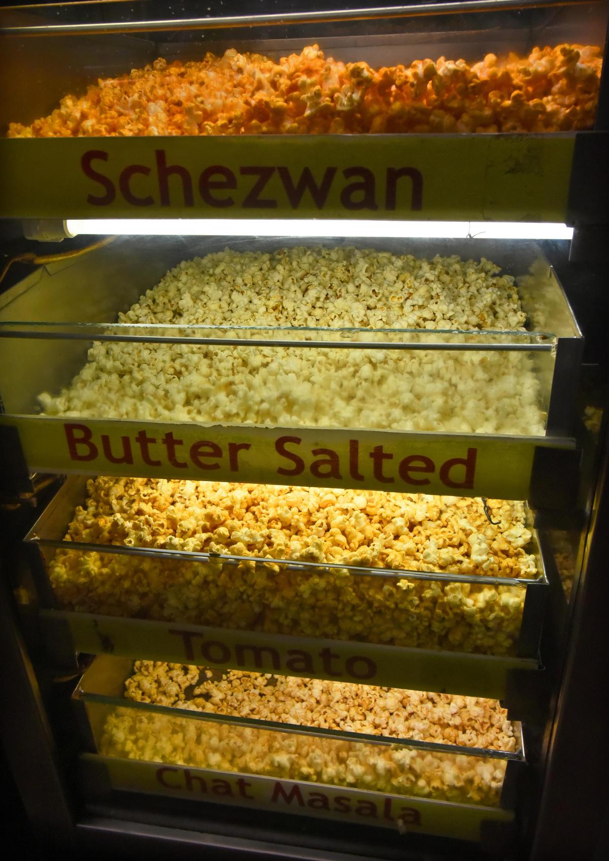 Few of the different flavours of popcorn that we get to enjoy these days. 