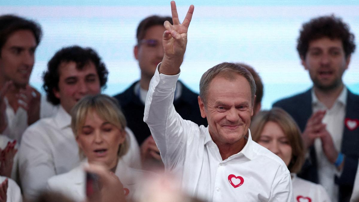 Poland's pro-EU opposition tipped to win election with record turnout