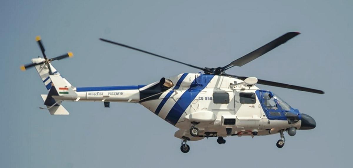 Coast Guard receives 16th light helicopter from HAL