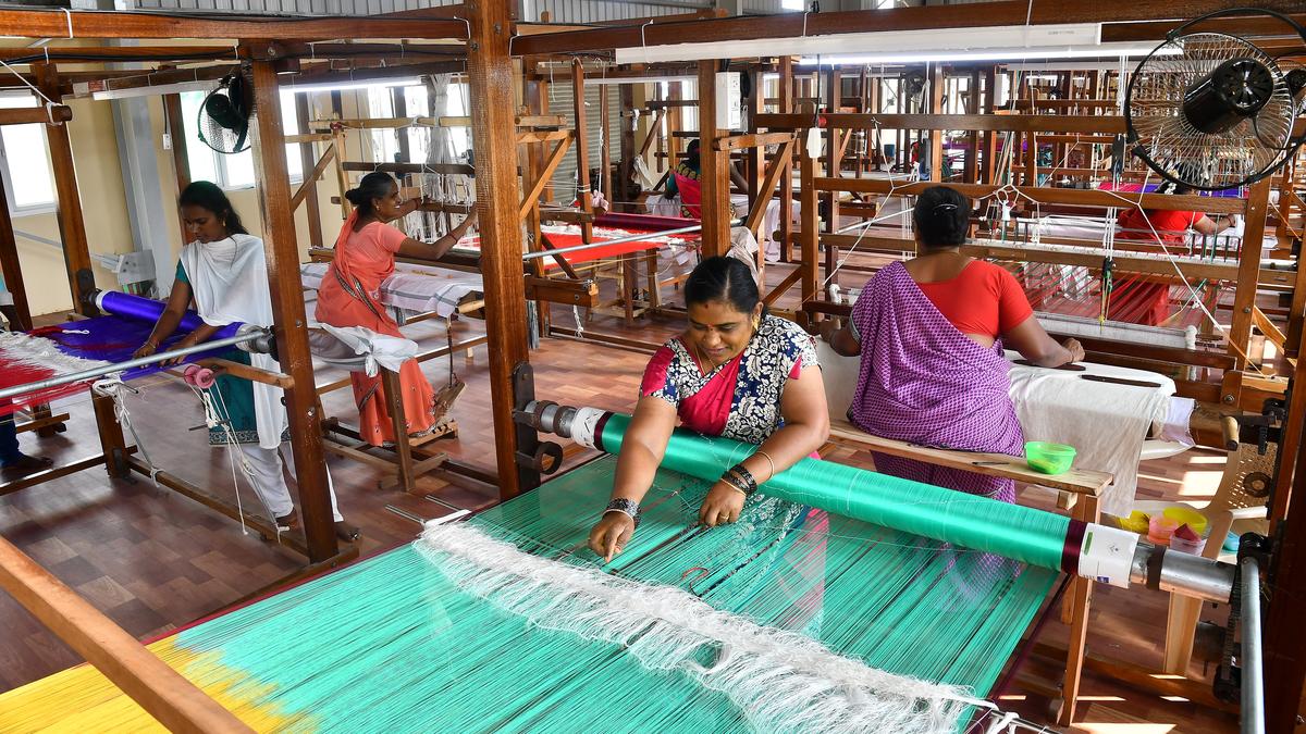 Silk saree weavers of Kancheepuram to go on strike seeking withdrawal of order to pay wages into bank accounts