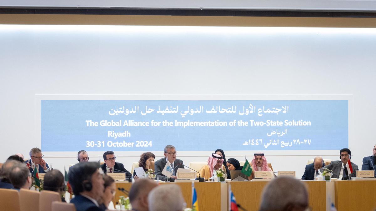 Saudi Arabia hosts talks on Palestinian statehood