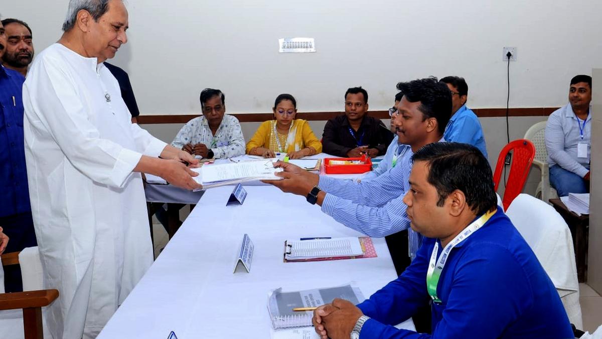 Odisha CM Naveen Patnaik files nomination from Hinjili Assembly seat