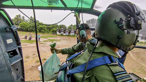 IAF chopper ferried 790 kg of relief material so far