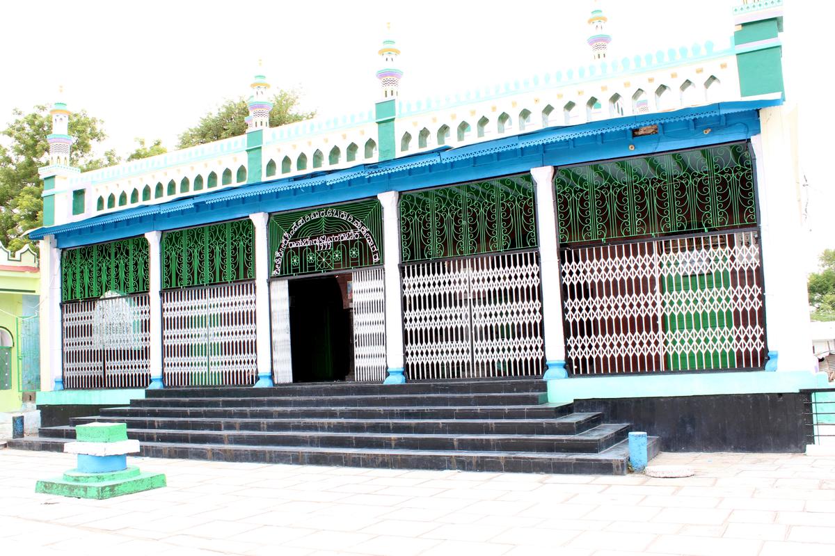 An Islamic structure inside the Mudgal Fort where God Alai sits to perform the rituals during Muharram.