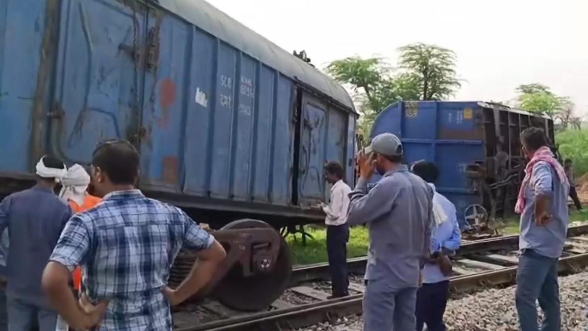 Goods train derails in Rajasthan’s Alwar; services unaffected: Railways