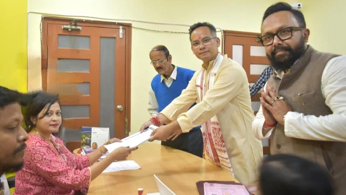 Assam Assembly elections: Gaurav Gogoi files nomination from Jorhat