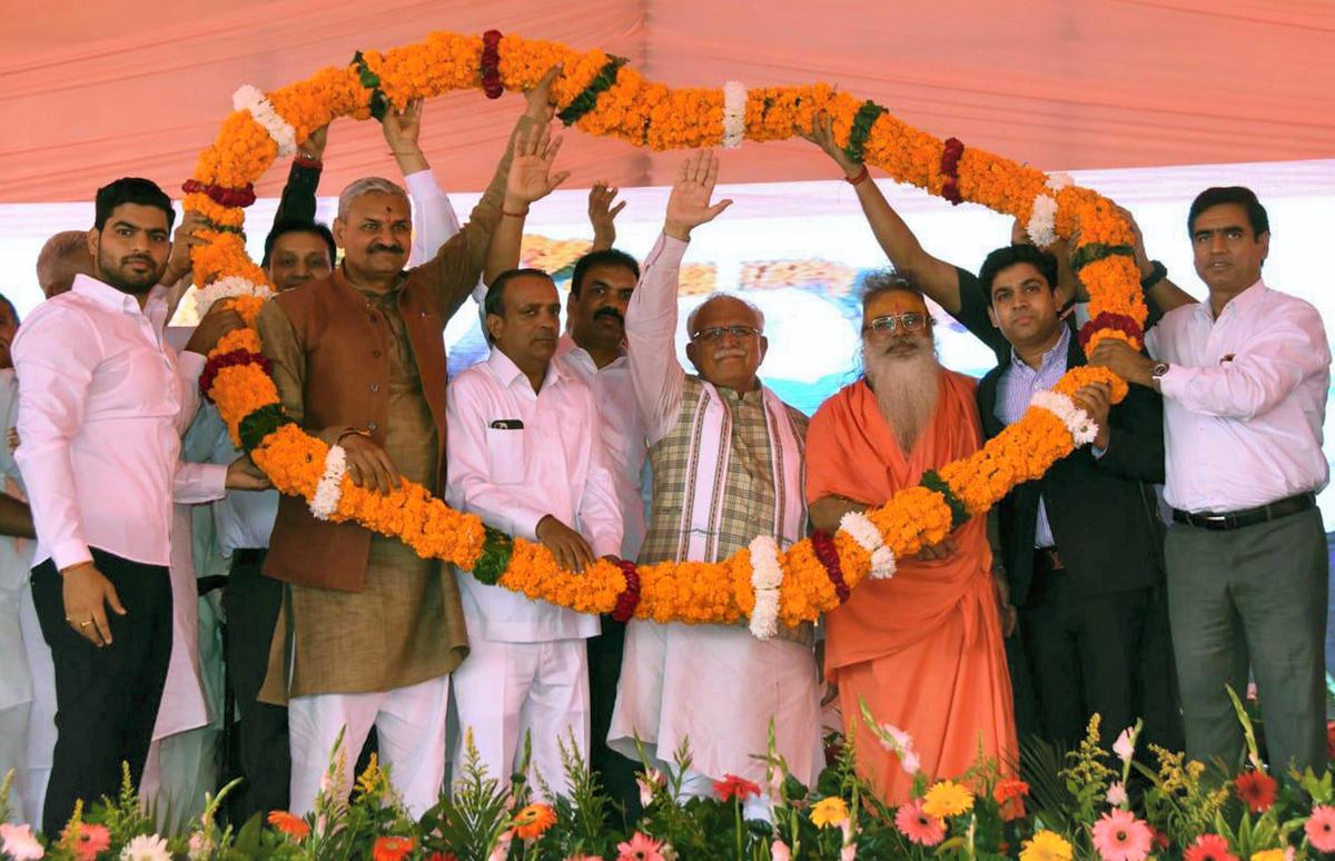 Haryana CM lists eight achievements of his eight years in office