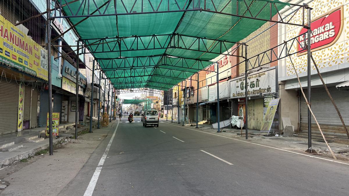 Shade nets offer drivers respite from heat in Karaikal