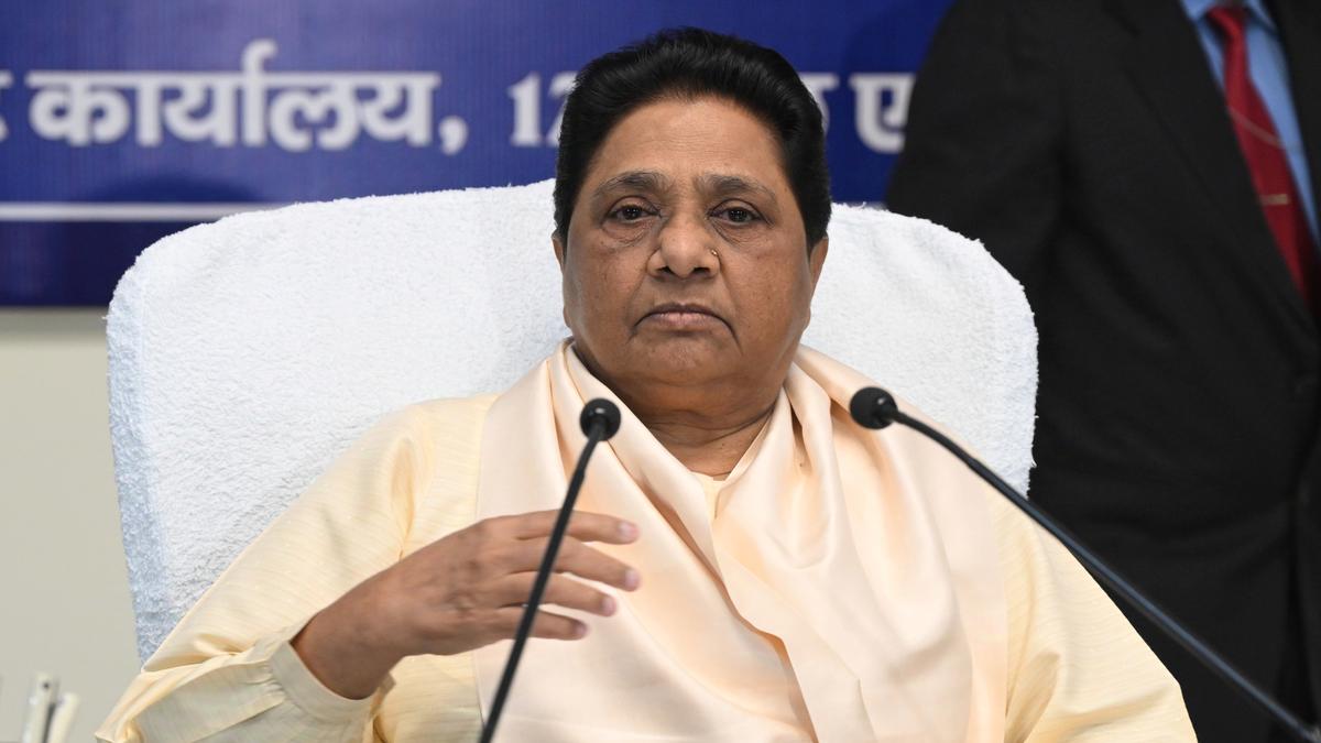 Mayawati calls for prioritizing law and order, criticizes misuse of officials