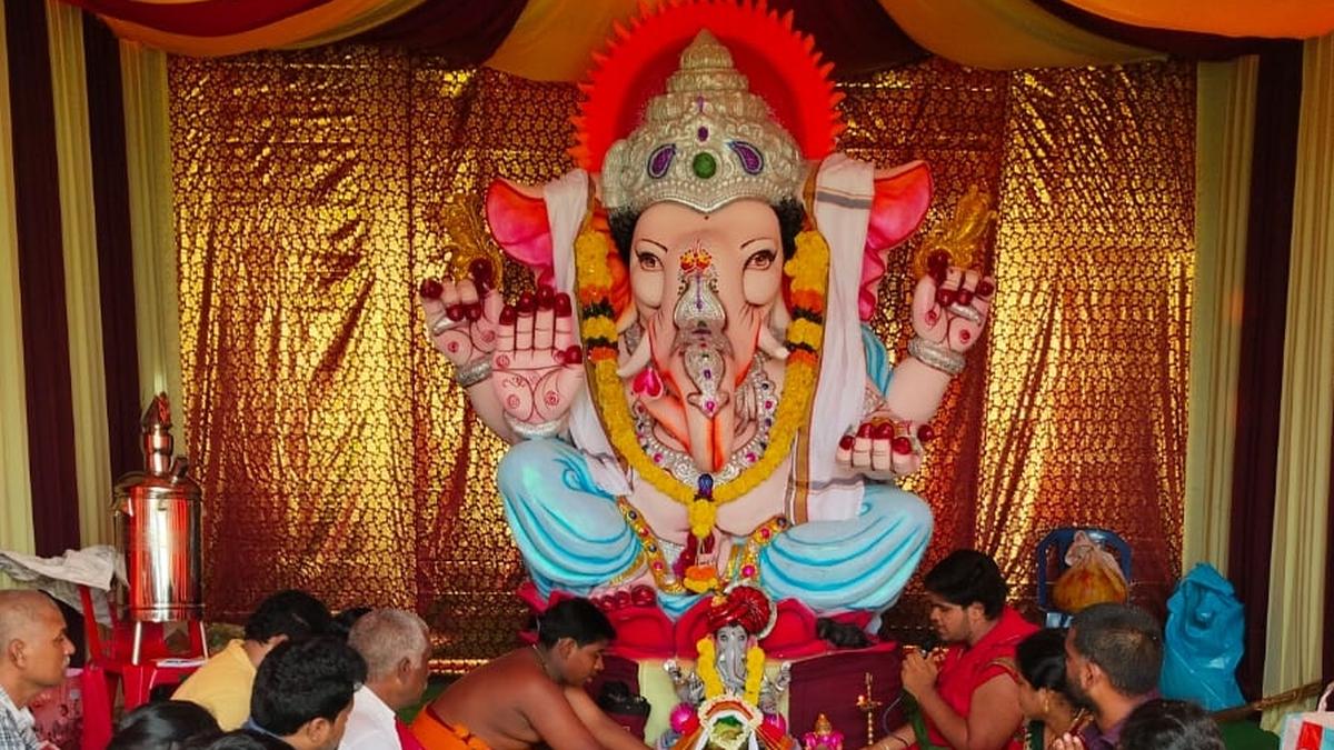 Rains fail to dampen spirit of Ganesh devotees in Vizianagaram, Srikakulam districts