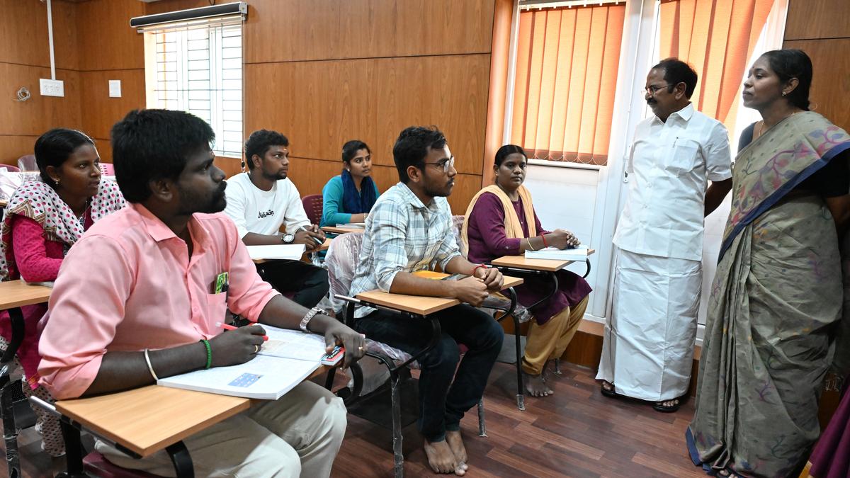 Minister inspects knowledge centre and Adi Dravidar welfare hostel in Salem