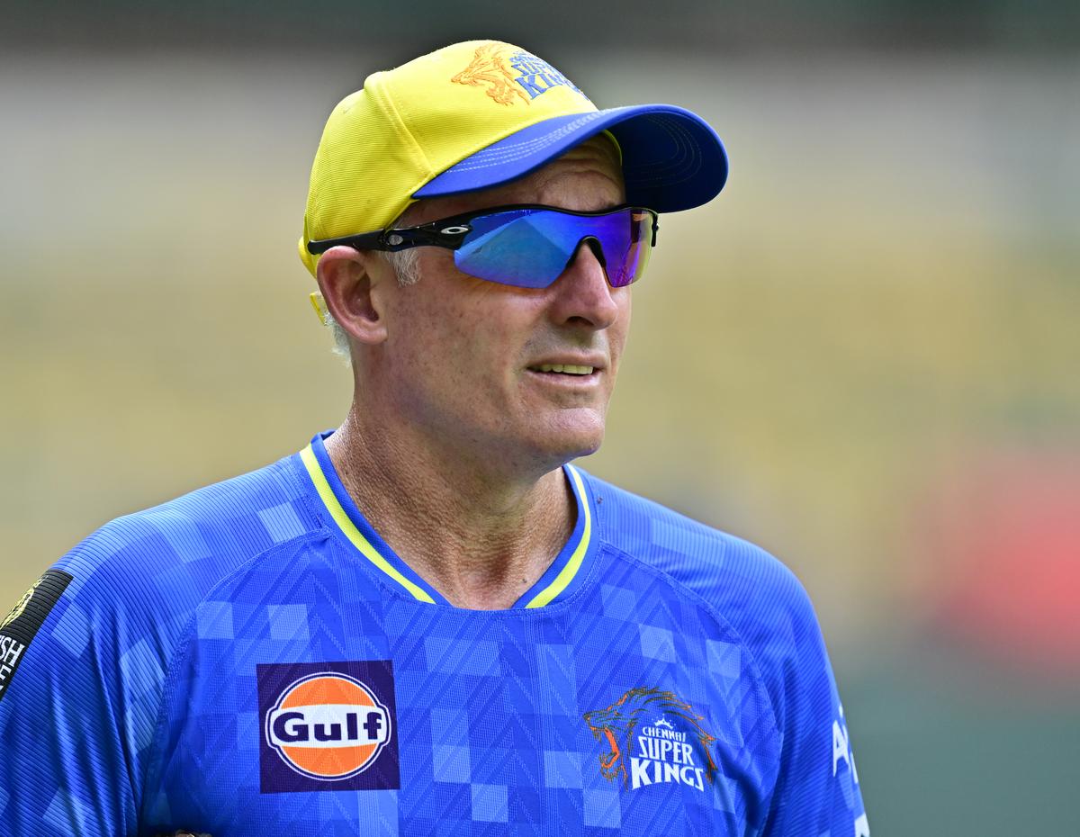 CSK batting coach Michael Hussey at a training session ahead of the IPL 2025 match between Royal Challengers Bengaluru and Chennai Super Kings, at the M. Chinnaswamy Stadium, in Bengaluru on May 02, 2025. 
