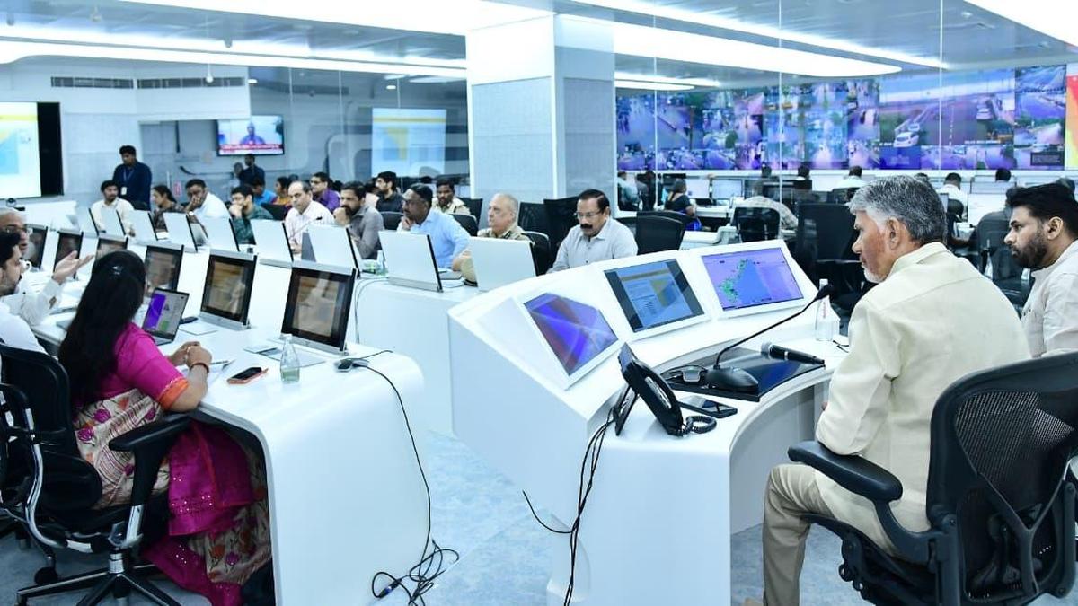 CM stresses round-the-clock monitoring as Cyclone Montha nears A.P. coast