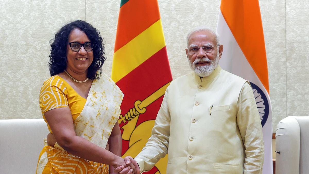 Sri Lankan PM Harini Amarasuriya meets PM Modi in New Delhi