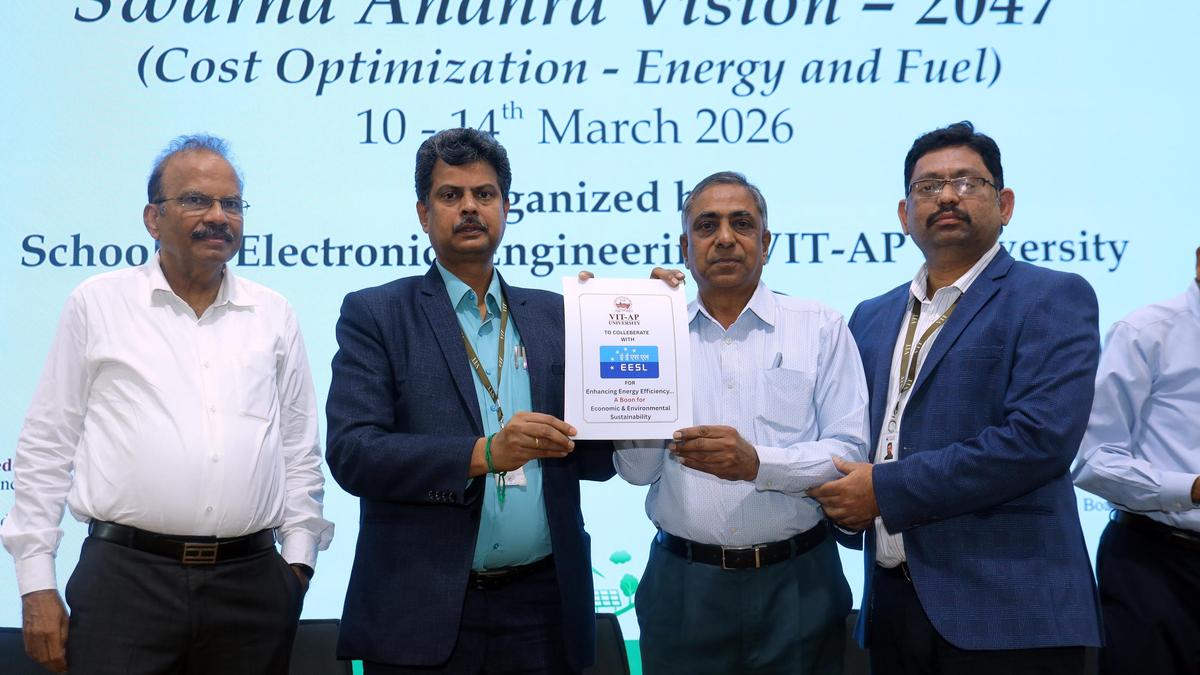 VIT-AP University to collaborate with EESL to promote energy efficiency on campus