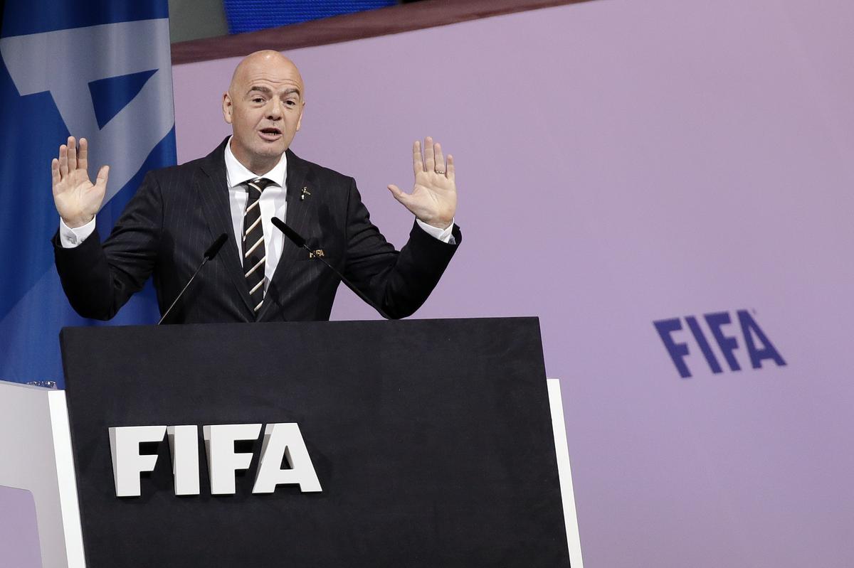 FIFA President Gianni Infantino. File