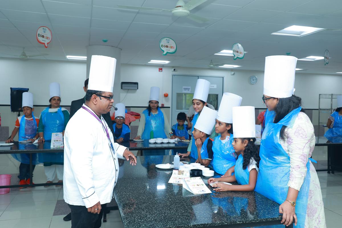 Culinary session at Oakridge International School