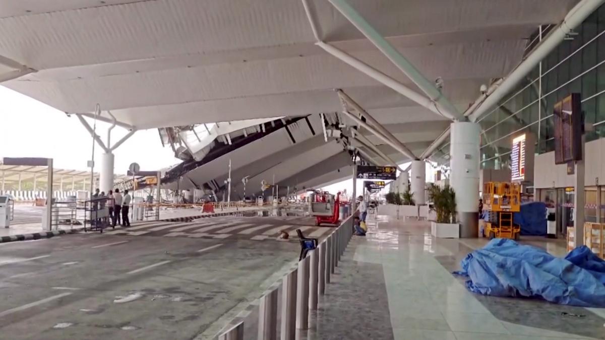 Delhi airport roof collapse LIVE updates: one person reported dead