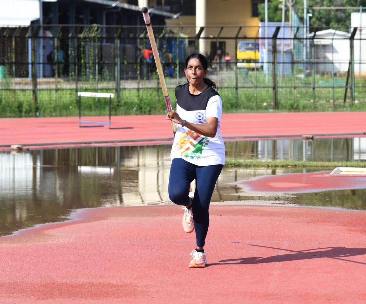 Senior Athlete Rukmani Devi. 