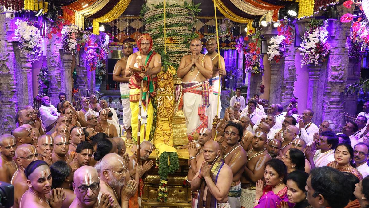 Nine-day Tirumala Brahmotsavams take off to a ceremonial start