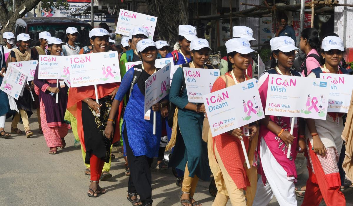 Breast cancer awareness rally held