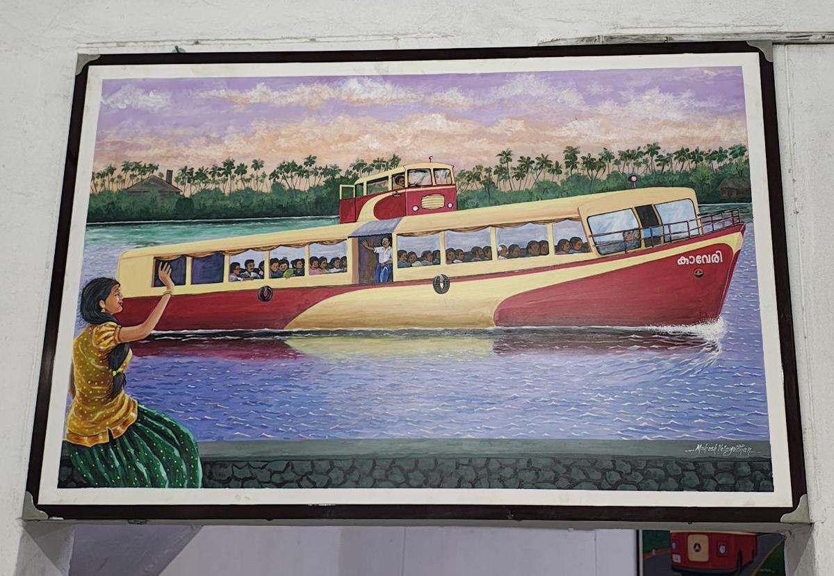 Kaveri boat service which was taken over by the Department of Transport from the KSRTC Kaveri boat service which was taken over by the Department of Transport from the KSRTC