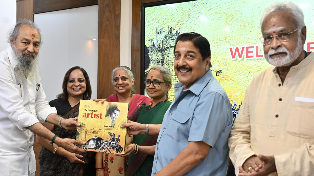 The Hindu Group’s coffee-table book on legendary illustrator Maniam released